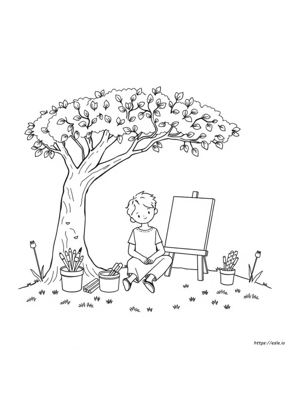 desenhos de natureza para colorir terapia