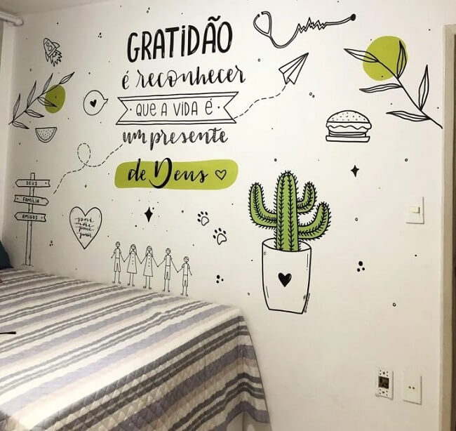 desenhos para decoração de quarto