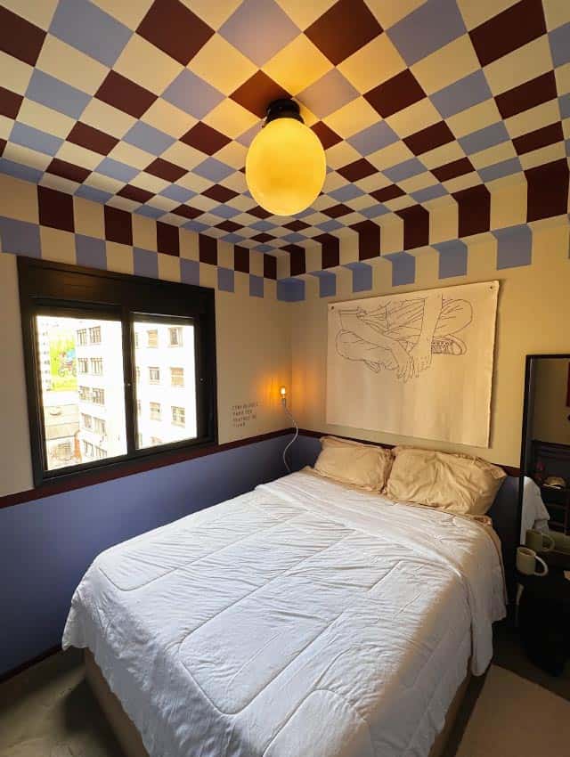 desenhos de linha para parede de quarto
