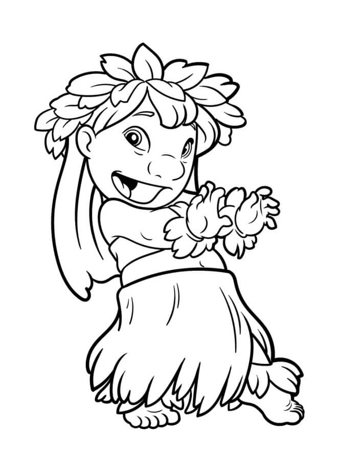 stitch para colorir pdf
