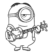 Minions de Natal para colorir