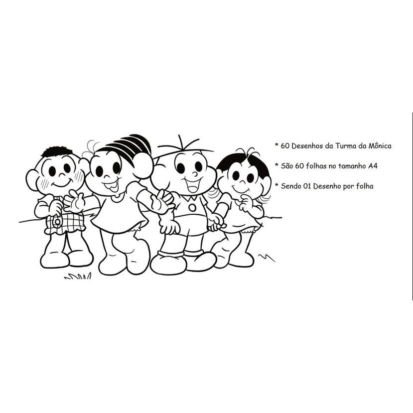 desenhos turma da monica pdf