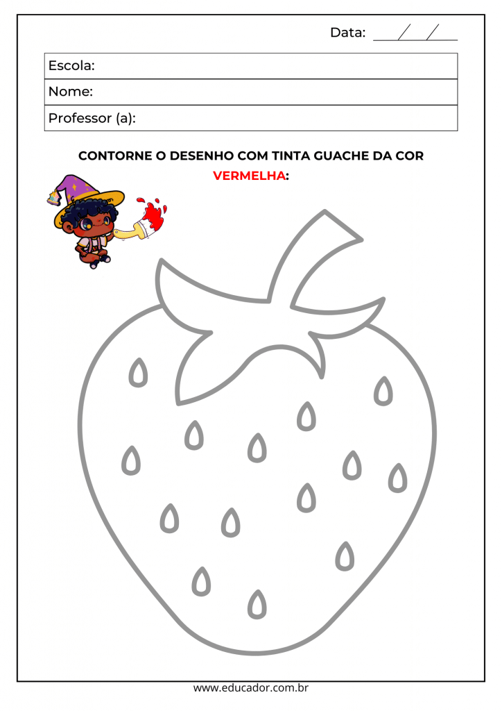 desenhos para pintar com tinta guache fáceis