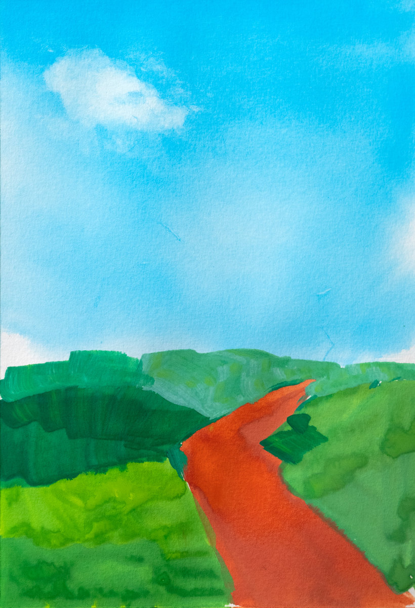 como pintar com tinta guache em papel