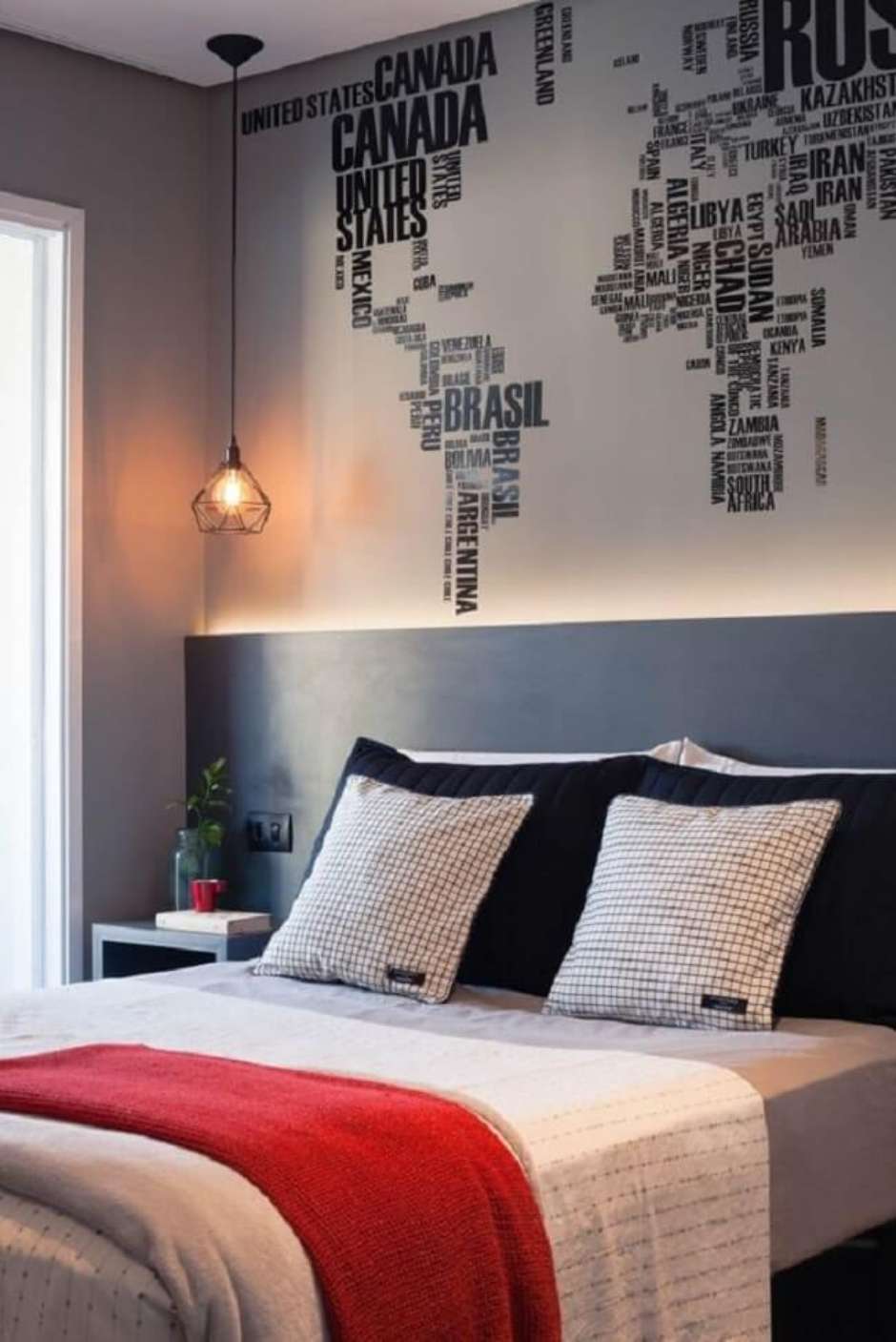 ideias de desenhos para quarto de casal simples