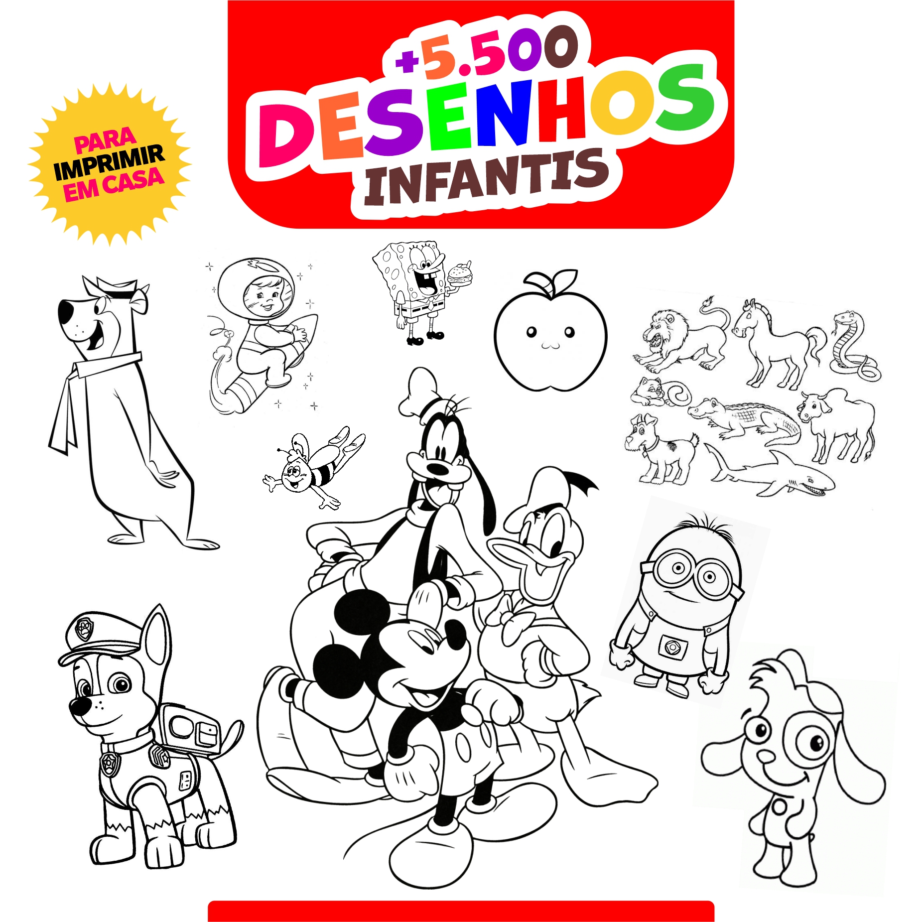 desenhos para imprimir em miniatura