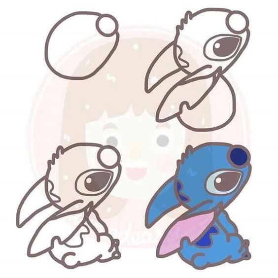 melhores desenhos do stitch para imprimir grátis