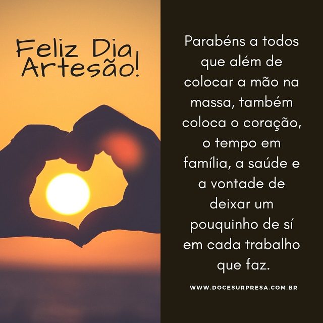 frases para o dia do artesão 2026