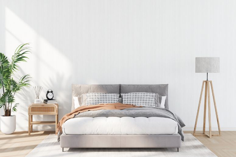 passo a passo cabeceira estofada com papelão para quarto