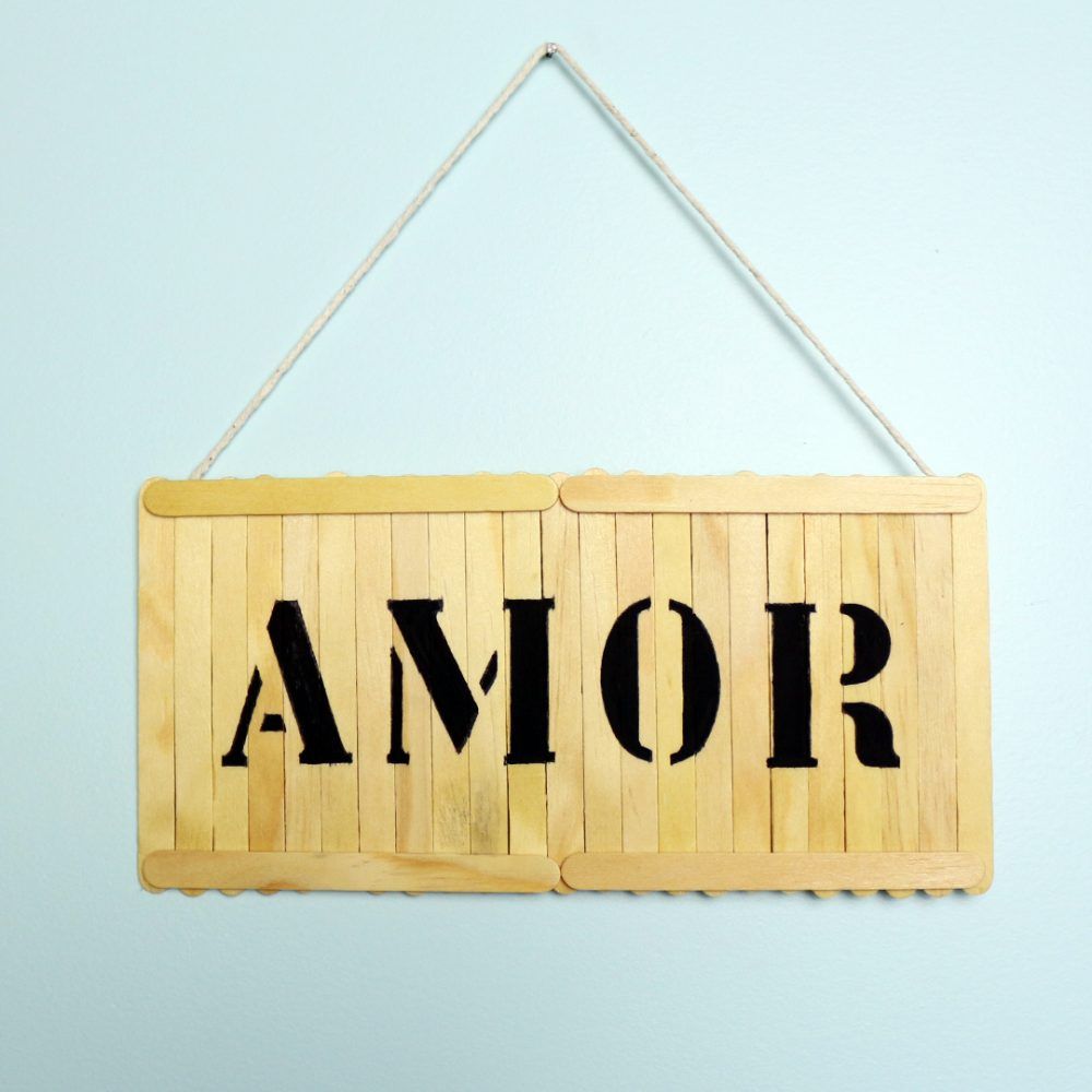 enfeite com palito de picole