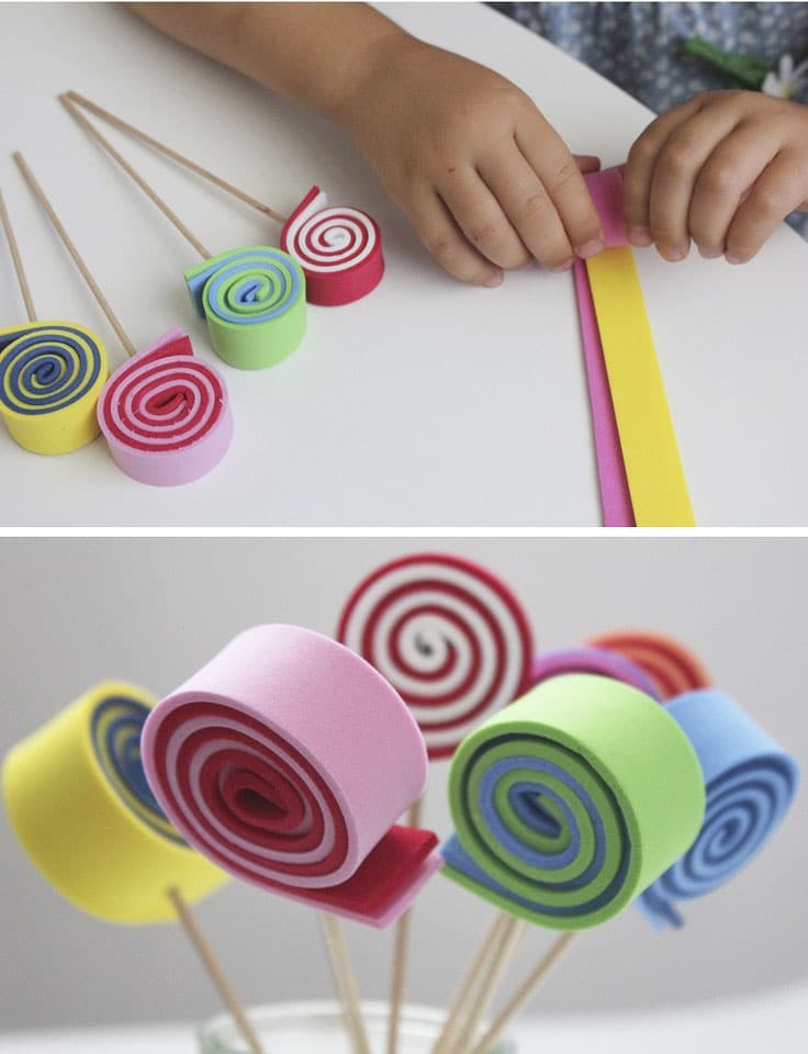 como evitar enfeite eva descolar