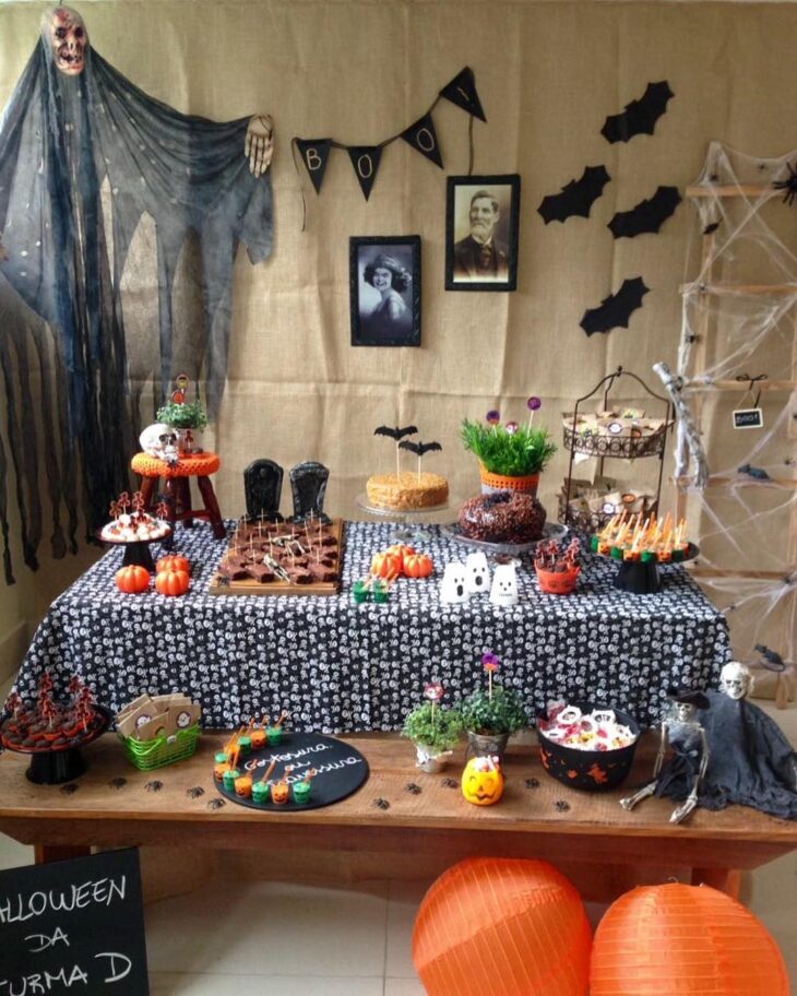 enfeite de halloween caseiro rápido
