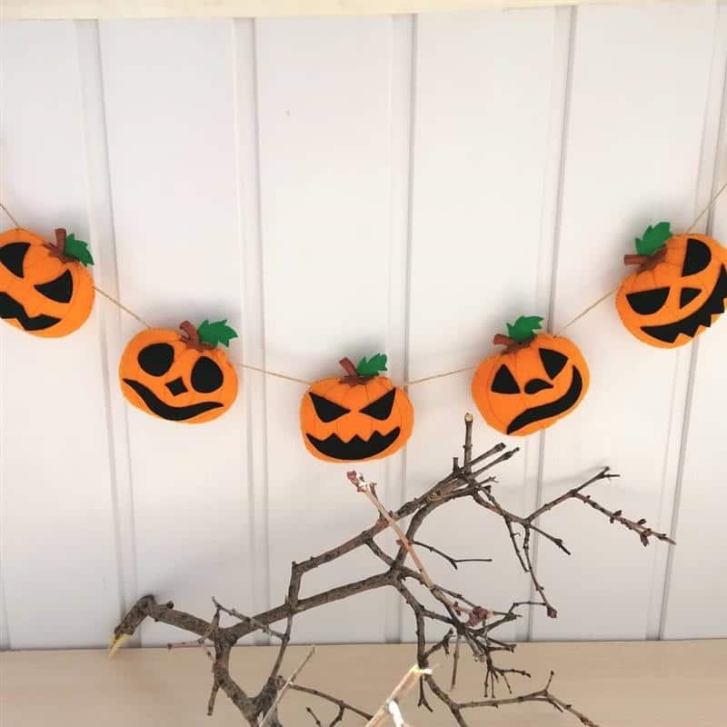 enfeite de halloween caseiro reciclado