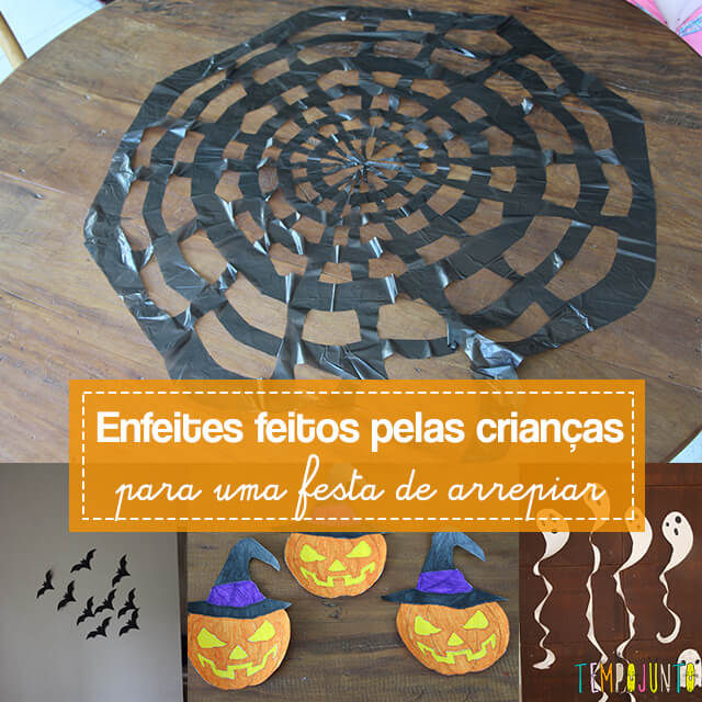 enfeite de halloween caseiro com múmias
