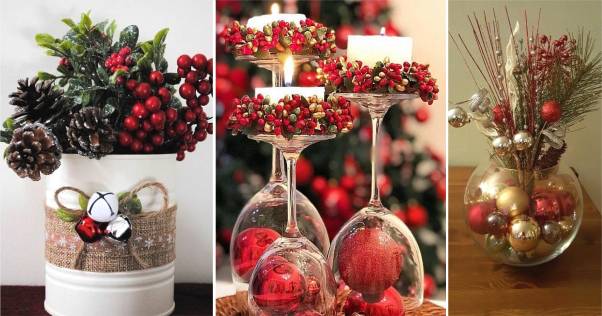 10 Ideias de Centros de Mesa com Materiais Reciclados