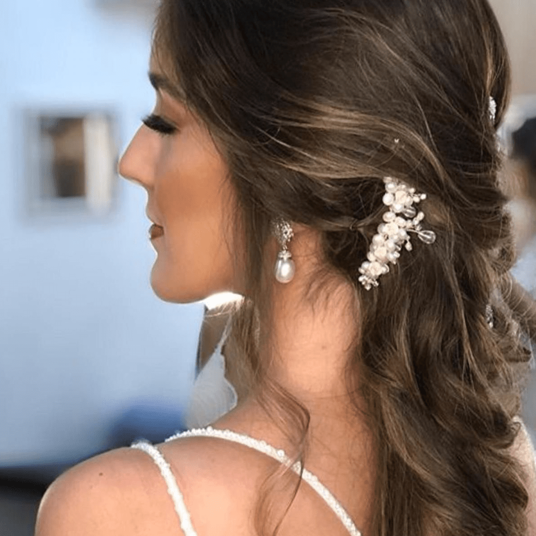 enfeites de cabelo de noiva