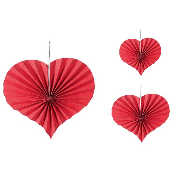 enfeites de coração