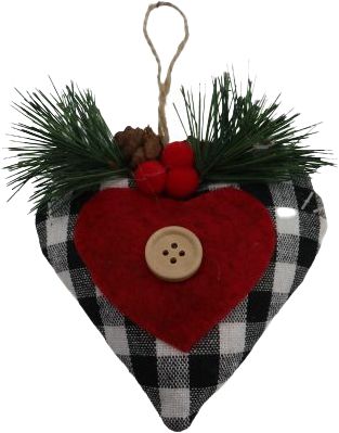 enfeites de coração