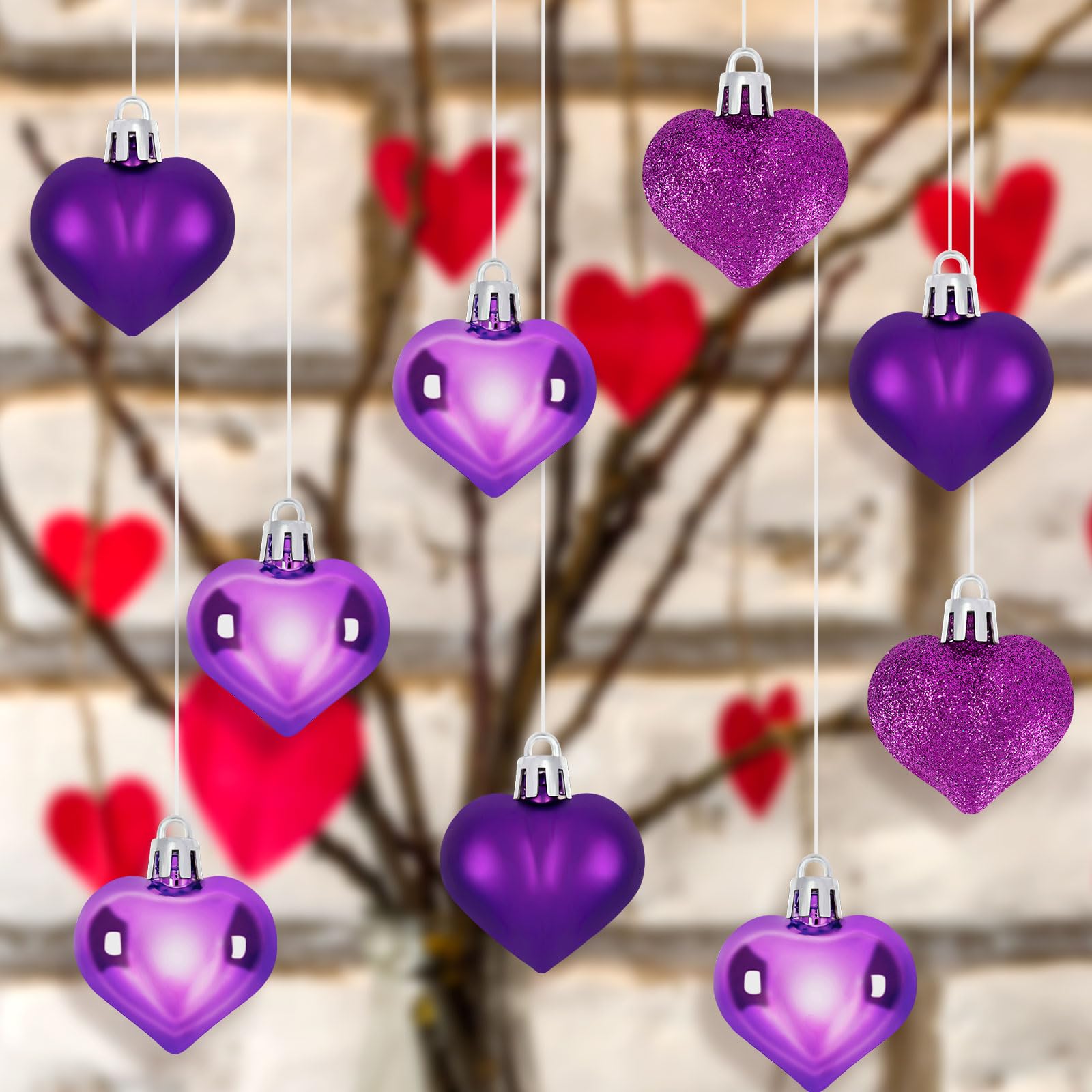 enfeites de coração