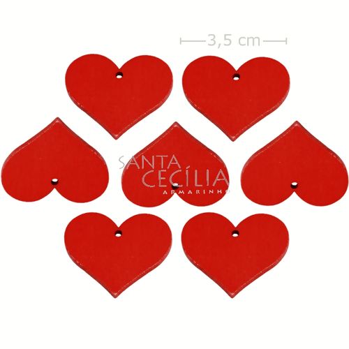 enfeites de coração