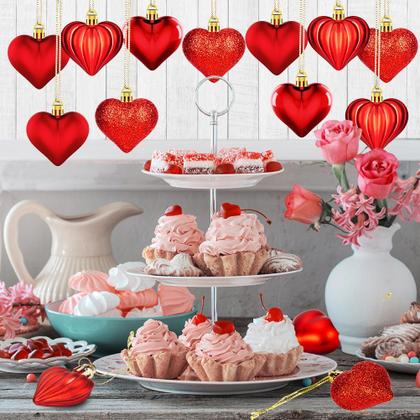 enfeites de coração