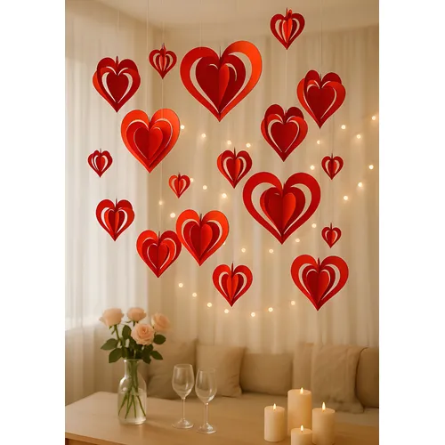 enfeites de coração