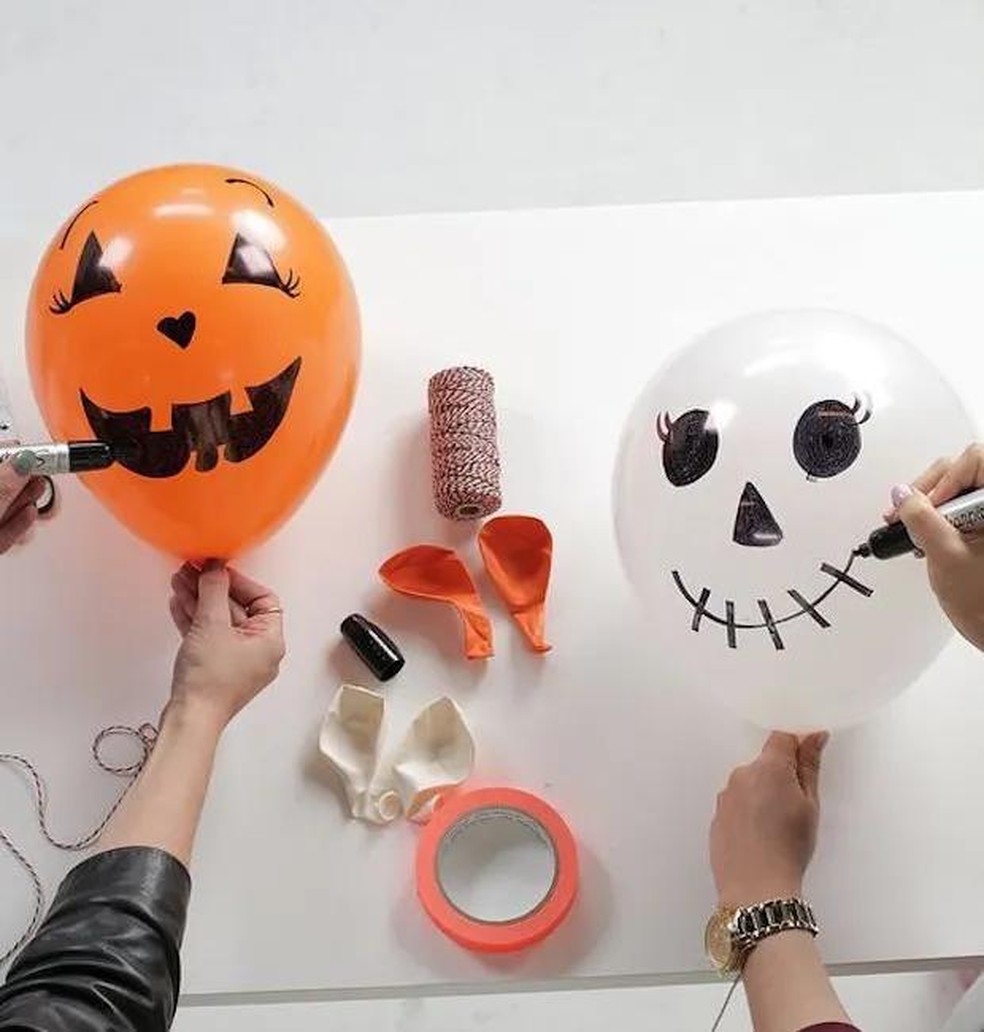 como fazer decoração de halloween passo a passo