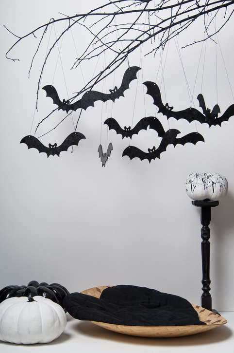 enfeites de halloween com materiais reciclados