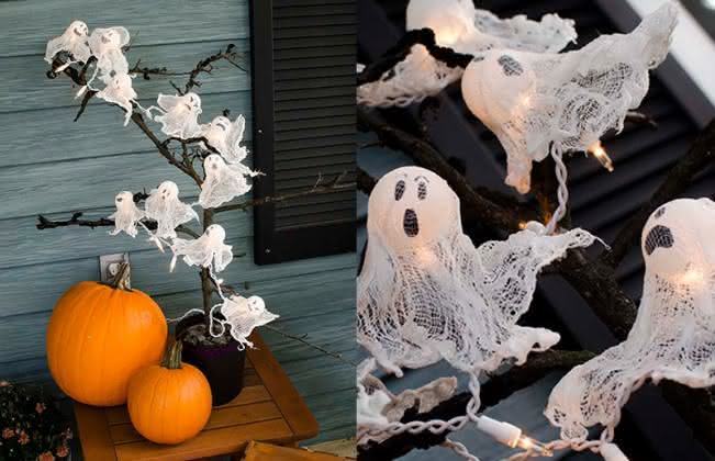 decoração de halloween para ambientes externos