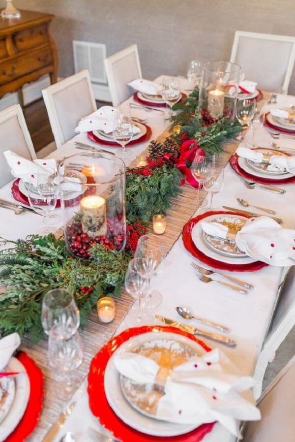 enfeites de natal de mesa