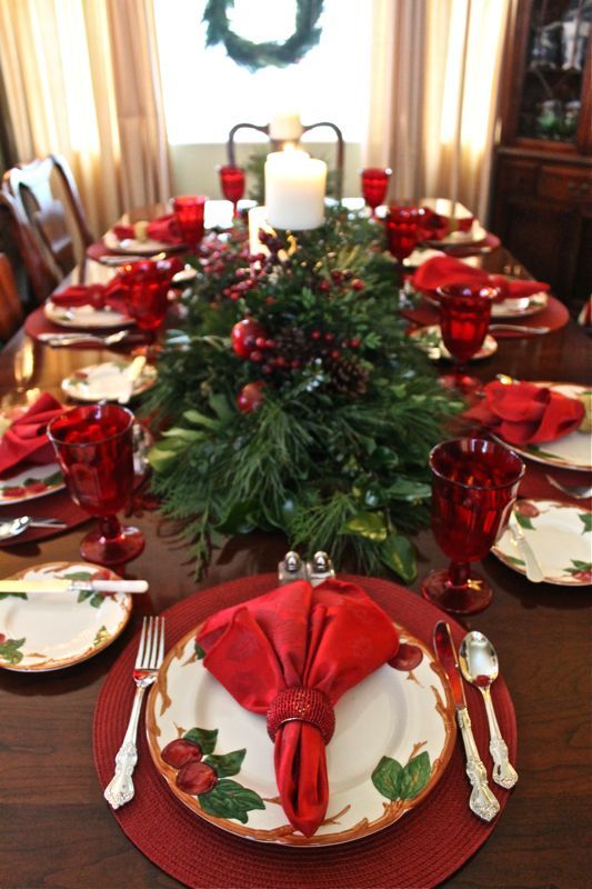 ideias criativas enfeites natal mesa simples