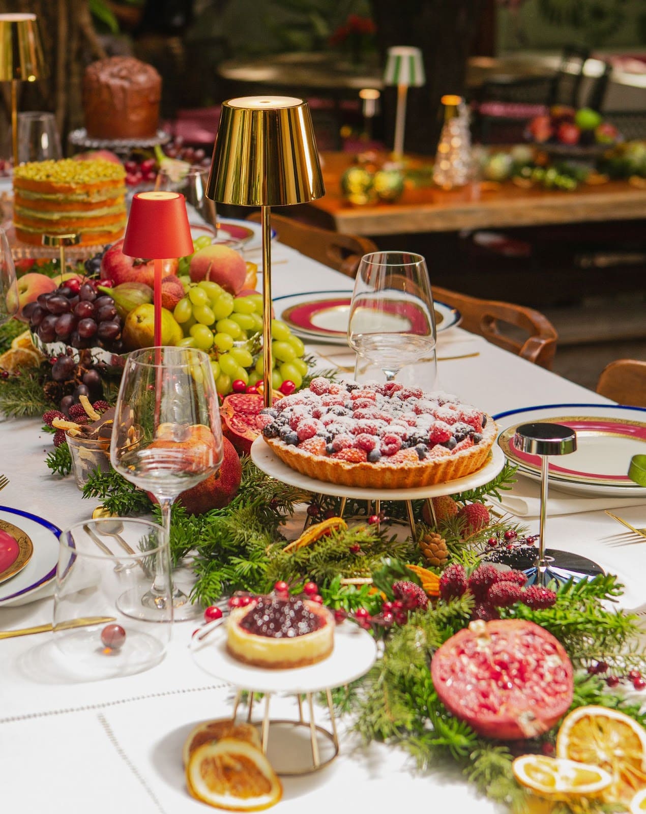 enfeites de natal de mesa