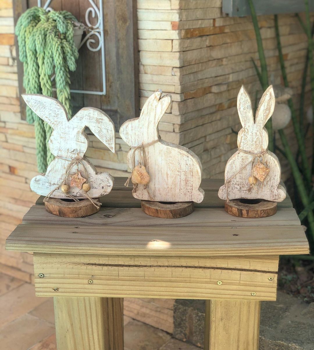 enfeites de páscoa para varanda