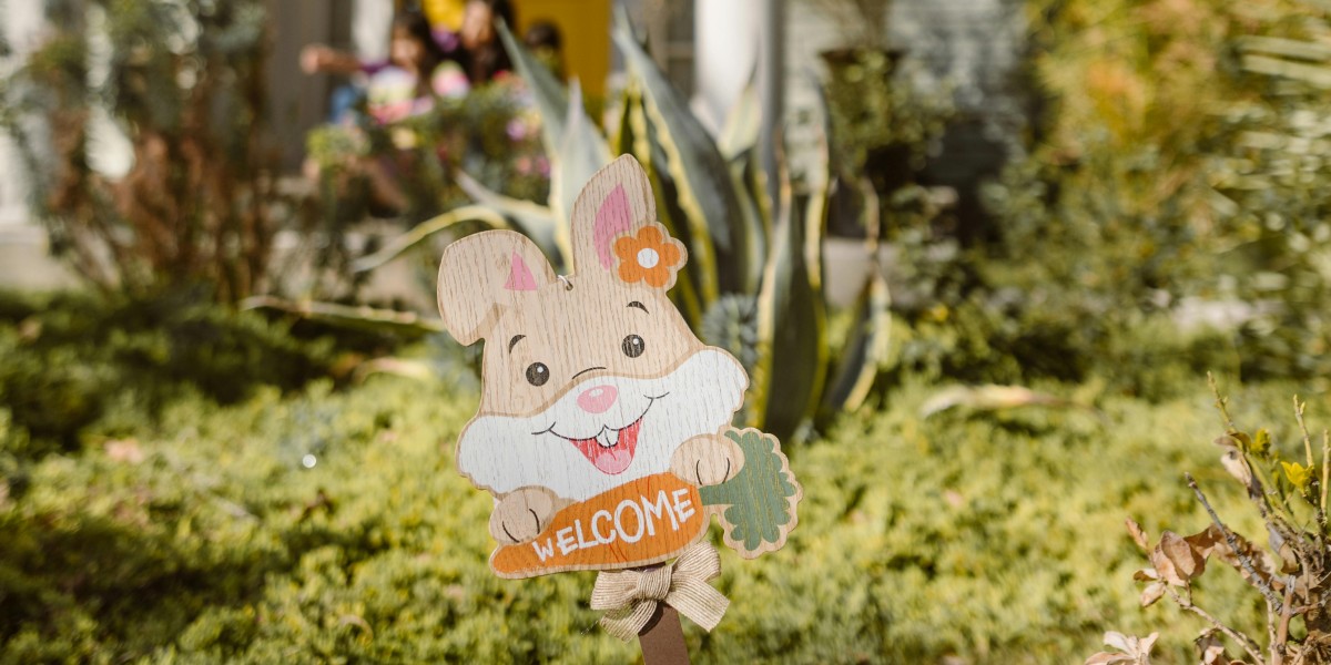 enfeites de páscoa para varanda