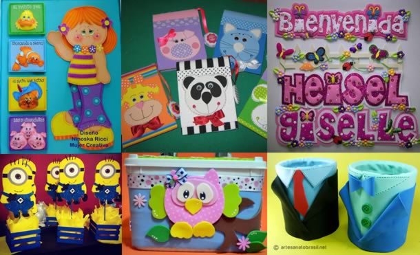 100 ideias criativas enfeites eva festa infantil