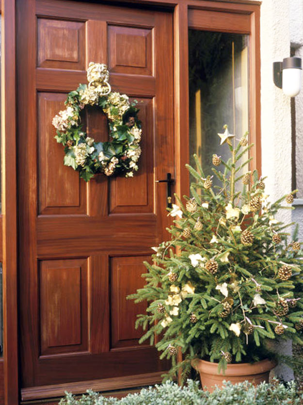 enfeites natalinos para porta