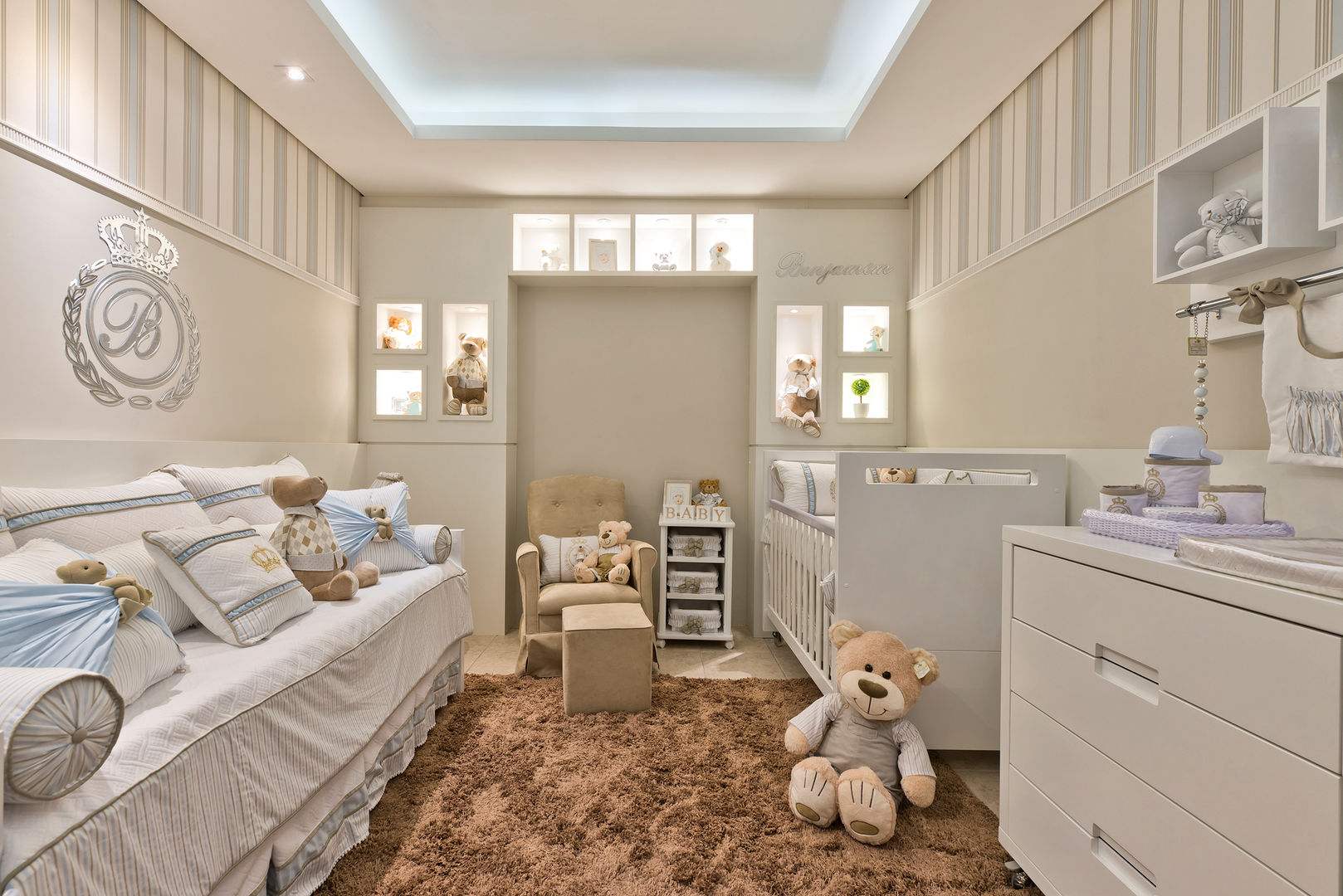 enfeites quarto bebe artesanal ou comprado