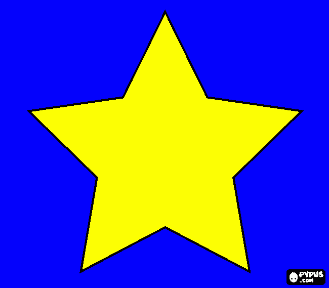 estrela cadente para imprimir em feltro