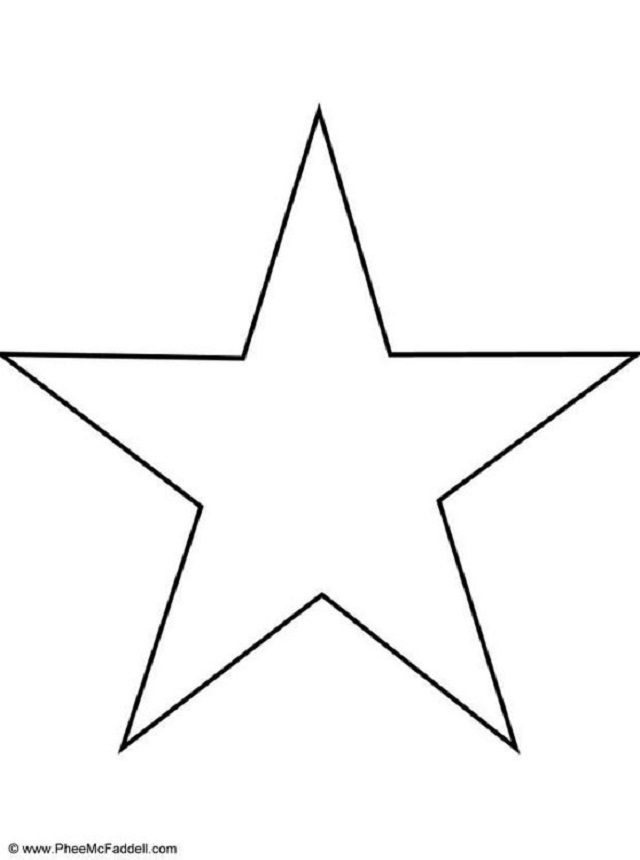 molde estrela natal eva
