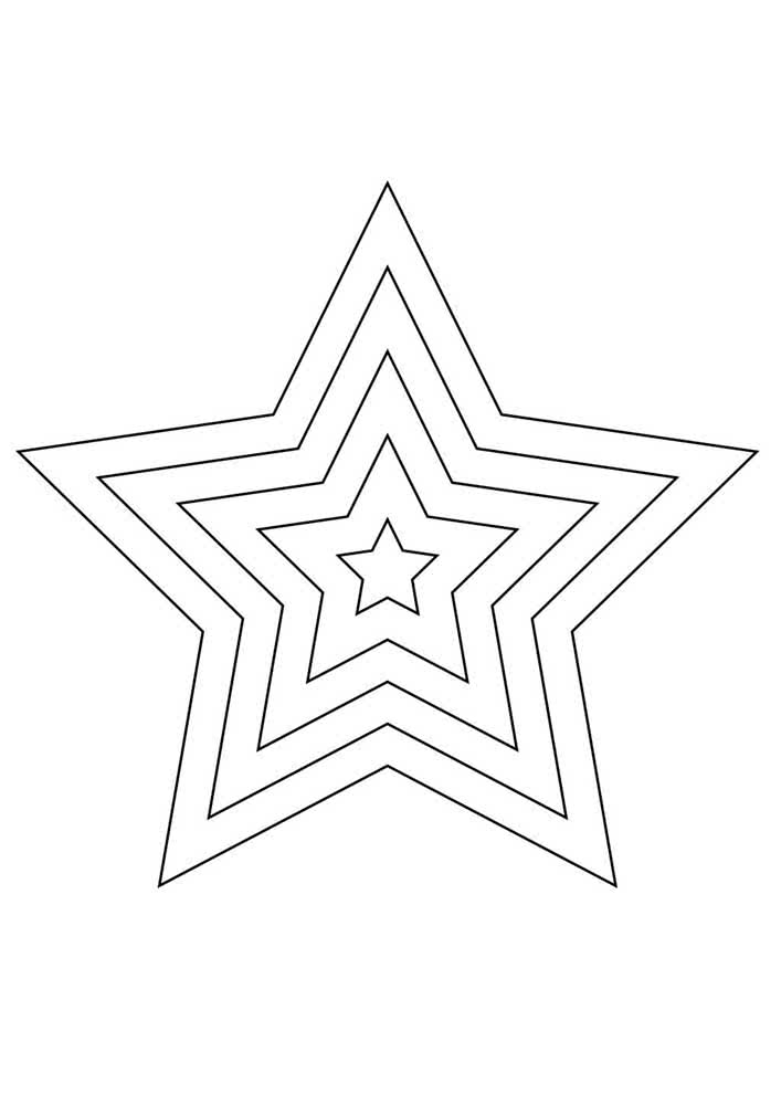 molde estrela 8 pontas para imprimir