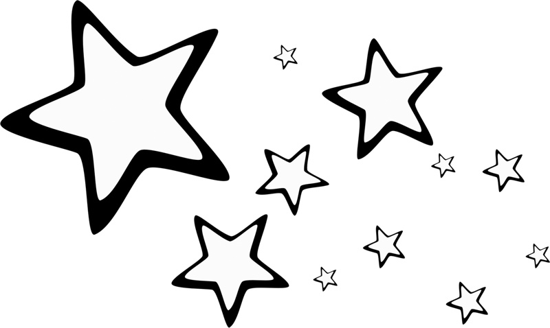 estrelas pequenas para recortar