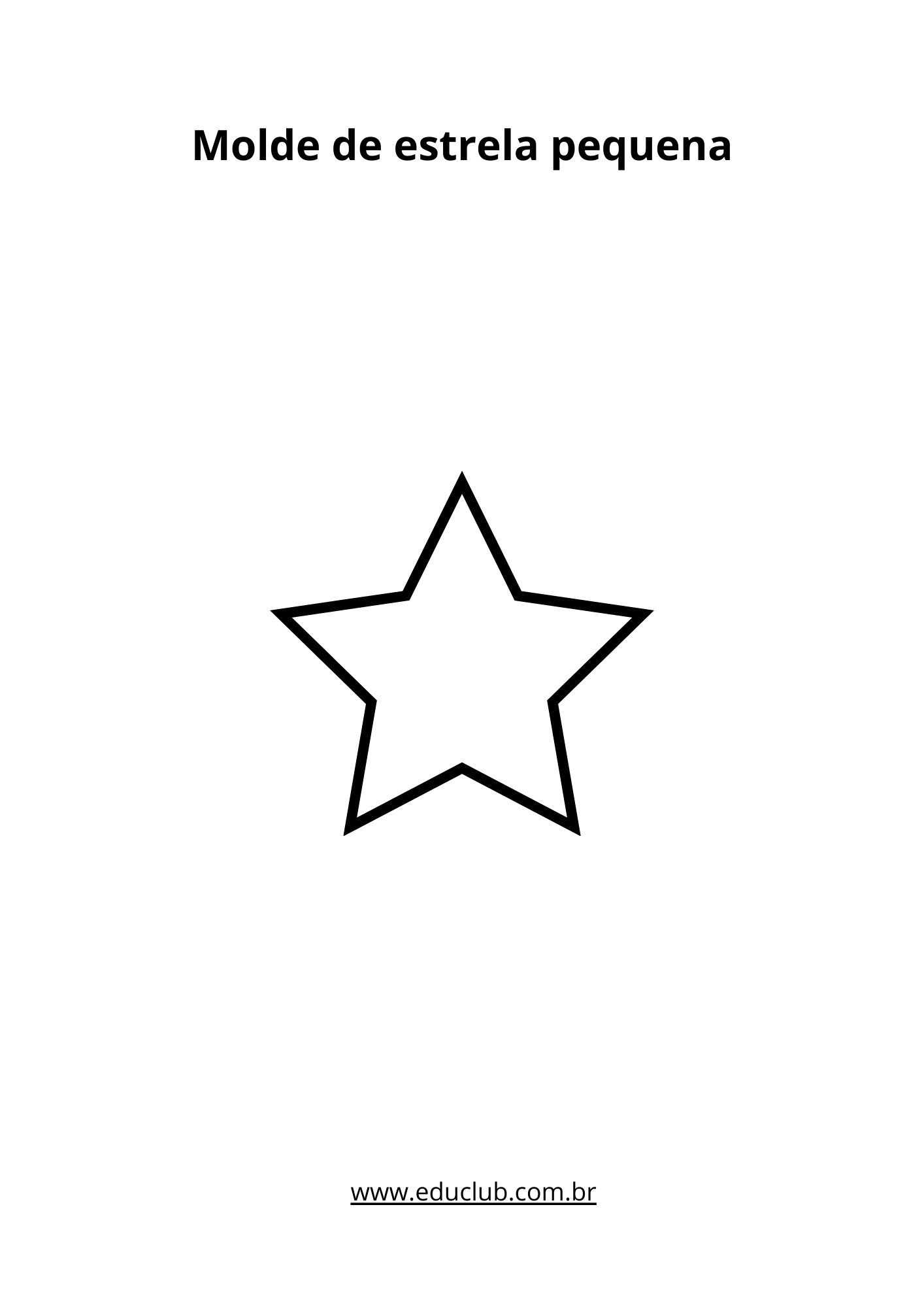 estrelas para imprimir para alfabeto móvel