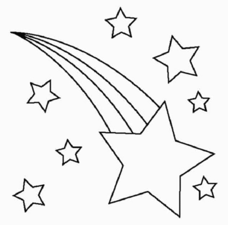 molde estrela para festa infantil EVA