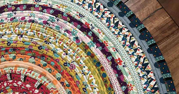 fazer tapete de retalho