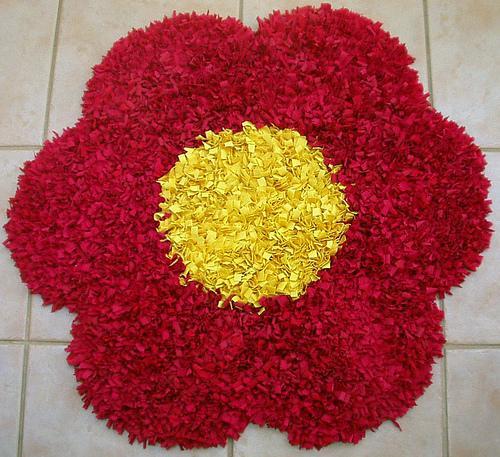 ideias de tapete de retalho para sala