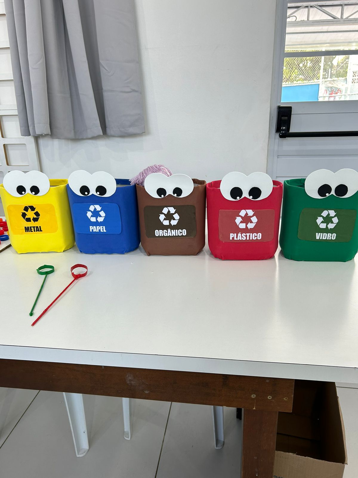 feira de ciências STEAM reciclagem
