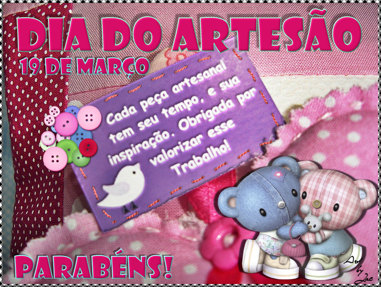 Mensagens para o Dia do Artesão