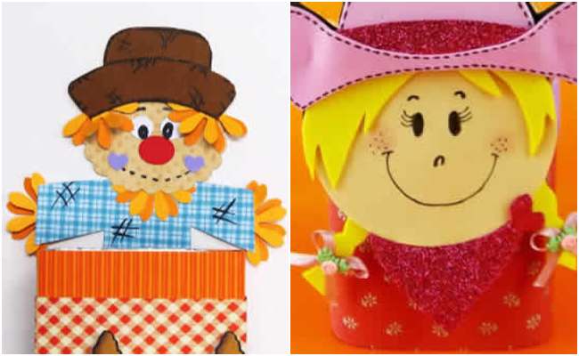 lembrancinha festa junina infantil barata e fácil