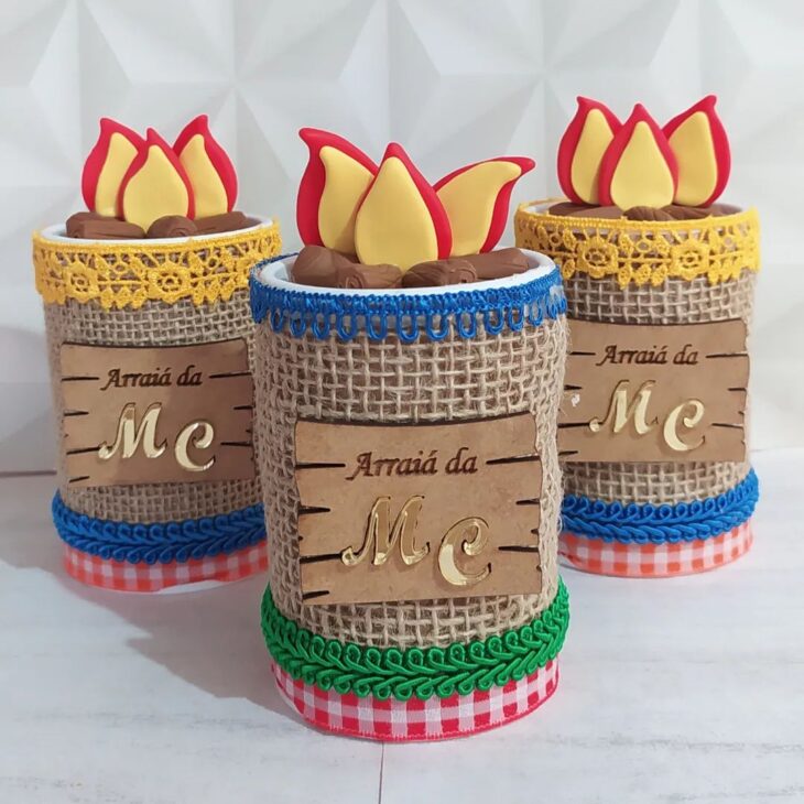 lembrancinha festa junina infantil barata e fácil