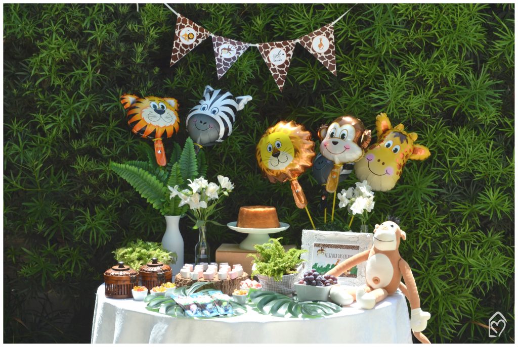 kit festa safari pronto ou DIY qual escolher